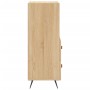 Aparador madera contrachapada color roble Sonoma 34,5x34x90 cm de vidaXL, Aparadores - Ref: Foro24-828639, Precio: 61,99 €, D...