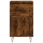 Aparador madera de ingeniería roble ahumado 40x35x70 cm de vidaXL, Aparadores - Ref: Foro24-831158, Precio: 37,99 €, Descuent...