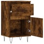 Aparador madera de ingeniería roble ahumado 40x35x70 cm de vidaXL, Aparadores - Ref: Foro24-831158, Precio: 37,99 €, Descuent...