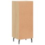 Aparador madera contrachapada color roble Sonoma 34,5x34x90 cm de vidaXL, Aparadores - Ref: Foro24-828815, Precio: 58,58 €, D...