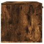 Smoked oak engineered wood wall cabinet 80x36.5x35 cm by vidaXL, Lockers and storage cabinets - Ref: Foro24-830073, Price: 33...