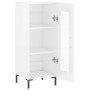 Aparador de madera contrachapada blanco brillante 34,5x34x90 cm de vidaXL, Aparadores - Ref: Foro24-828798, Precio: 64,99 €, ...