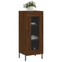 Oak brown engineered wood sideboard 34.5x34x90 cm by vidaXL, Sideboards - Ref: Foro24-828811, Price: 62,99 €, Discount: %