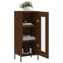 Oak brown engineered wood sideboard 34.5x34x90 cm by vidaXL, Sideboards - Ref: Foro24-828811, Price: 62,99 €, Discount: %