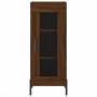 Oak brown engineered wood sideboard 34.5x34x90 cm by vidaXL, Sideboards - Ref: Foro24-828811, Price: 62,99 €, Discount: %