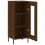 Oak brown engineered wood sideboard 34.5x34x90 cm by vidaXL, Sideboards - Ref: Foro24-828811, Price: 62,99 €, Discount: %