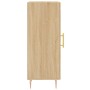 Aparador madera contrachapada color roble Sonoma 34,5x34x90 cm de vidaXL, Aparadores - Ref: Foro24-828783, Precio: 55,26 €, D...