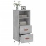 Concrete gray plywood sideboard 34.5x34x90 cm by vidaXL, Sideboards - Ref: Foro24-828640, Price: 61,73 €, Discount: %