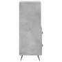 Aparador de madera contrachapada gris hormigón 34,5x34x90 cm de vidaXL, Aparadores - Ref: Foro24-828640, Precio: 61,73 €, Des...