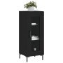 Black plywood sideboard 34.5x34x90 cm by vidaXL, Sideboards - Ref: Foro24-828797, Price: 60,26 €, Discount: %