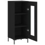 Black plywood sideboard 34.5x34x90 cm by vidaXL, Sideboards - Ref: Foro24-828797, Price: 60,26 €, Discount: %