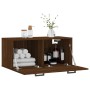 Engineered wood brown oak wall cabinet 80x36.5x35 cm by vidaXL, Lockers and storage cabinets - Ref: Foro24-830083, Price: 35,...