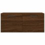 Armario de pared madera ingeniería marrón roble 80x36,5x35 cm de vidaXL, Taquillas y armarios de almacenamiento - Ref: Foro24...