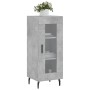 Concrete gray plywood sideboard 34.5x34x90 cm by vidaXL, Sideboards - Ref: Foro24-828816, Price: 59,05 €, Discount: %