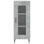 Concrete gray plywood sideboard 34.5x34x90 cm by vidaXL, Sideboards - Ref: Foro24-828816, Price: 59,05 €, Discount: %