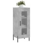 Aparador de madera contrachapada gris hormigón 34,5x34x90 cm de vidaXL, Aparadores - Ref: Foro24-828808, Precio: 60,99 €, Des...