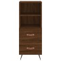 Aparador madera de ingeniería marrón roble 34,5x34x90 cm de vidaXL, Aparadores - Ref: Foro24-828643, Precio: 63,69 €, Descuen...