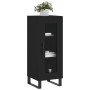 Black plywood sideboard 34.5x34x90 cm by vidaXL, Sideboards - Ref: Foro24-828821, Price: 63,32 €, Discount: %