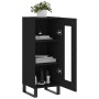 Black plywood sideboard 34.5x34x90 cm by vidaXL, Sideboards - Ref: Foro24-828821, Price: 63,32 €, Discount: %