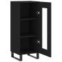 Black plywood sideboard 34.5x34x90 cm by vidaXL, Sideboards - Ref: Foro24-828821, Price: 63,32 €, Discount: %