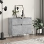 Sideboards 2 pcs concrete gray engineered wood 40x35x70 cm by vidaXL, Sideboards - Ref: Foro24-831157, Price: 62,33 €, Discou...