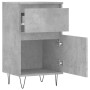 Aparadores 2 uds madera de ingeniería gris hormigón 40x35x70 cm de vidaXL, Aparadores - Ref: Foro24-831157, Precio: 62,25 €, ...