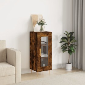 Smoked oak engineered wood sideboard 34.5x34x90 cm by vidaXL, Sideboards - Ref: Foro24-828785, Price: 54,99 €, Discount: %