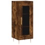 Aparador madera de ingeniería roble ahumado 34,5x34x90 cm de vidaXL, Aparadores - Ref: Foro24-828785, Precio: 54,56 €, Descue...