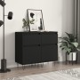 Sideboards 2 Stück, schwarzes Holzwerkstoff, 40 x 35 x 70 cm von vidaXL, Sideboards - Ref: Foro24-831151, Preis: 107,38 €, Ra...