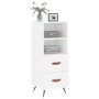 White engineered wood sideboard 34.5x34x90 cm by vidaXL, Sideboards - Ref: Foro24-828636, Price: 63,99 €, Discount: %