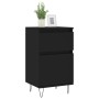 Sideboards 2 pcs black engineered wood 40x35x70 cm by vidaXL, Sideboards - Ref: Foro24-831151, Price: 107,27 €, Discount: %