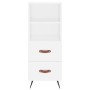 White engineered wood sideboard 34.5x34x90 cm by vidaXL, Sideboards - Ref: Foro24-828636, Price: 63,99 €, Discount: %