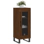 Engineered wood brown oak sideboard 34.5x34x90 cm by vidaXL, Sideboards - Ref: Foro24-828827, Price: 63,23 €, Discount: %