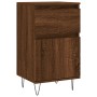 Aparadores 2 uds madera de ingeniería marrón roble 40x35x70 cm de vidaXL, Aparadores - Ref: Foro24-831163, Precio: 64,26 €, D...