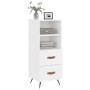 Glossy white plywood sideboard 34.5x34x90 cm by vidaXL, Sideboards - Ref: Foro24-828638, Price: 67,59 €, Discount: %