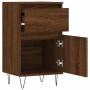 Aparadores 2 uds madera de ingeniería marrón roble 40x35x70 cm de vidaXL, Aparadores - Ref: Foro24-831163, Precio: 71,99 €, D...