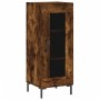 Aparador madera de ingeniería roble ahumado 34,5x34x90 cm de vidaXL, Aparadores - Ref: Foro24-828801, Precio: 58,37 €, Descue...