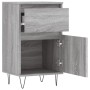 Aparadores 2 uds madera de ingeniería gris Sonoma 40x35x70 cm de vidaXL, Aparadores - Ref: Foro24-831161, Precio: 64,26 €, De...