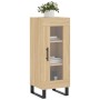 Aparador madera contrachapada color roble Sonoma 34,5x34x90 cm de vidaXL, Aparadores - Ref: Foro24-828823, Precio: 61,40 €, D...