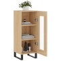 Aparador madera contrachapada color roble Sonoma 34,5x34x90 cm de vidaXL, Aparadores - Ref: Foro24-828823, Precio: 61,40 €, D...