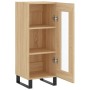 Aparador madera contrachapada color roble Sonoma 34,5x34x90 cm de vidaXL, Aparadores - Ref: Foro24-828823, Precio: 61,40 €, D...