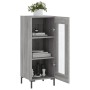 Aparador madera de ingeniería gris Sonoma 34,5x34x90 cm de vidaXL, Aparadores - Ref: Foro24-828802, Precio: 60,26 €, Descuent...