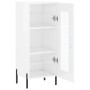 Aparador de madera contrachapada blanco brillante 34,5x34x90 cm de vidaXL, Aparadores - Ref: Foro24-828806, Precio: 66,54 €, ...