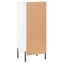 Aparador de madera contrachapada blanco brillante 34,5x34x90 cm de vidaXL, Aparadores - Ref: Foro24-828806, Precio: 66,54 €, ...