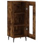 Aparador madera de ingeniería roble ahumado 34,5x34x90 cm de vidaXL, Aparadores - Ref: Foro24-828817, Precio: 58,96 €, Descue...