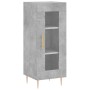 Aparador de madera contrachapada gris hormigón 34,5x34x90 cm de vidaXL, Aparadores - Ref: Foro24-828784, Precio: 56,46 €, Des...