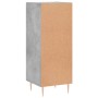 Aparador de madera contrachapada gris hormigón 34,5x34x90 cm de vidaXL, Aparadores - Ref: Foro24-828784, Precio: 56,46 €, Des...