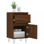 Oak brown engineered wood sideboard 40x35x70 cm by vidaXL, Sideboards - Ref: Foro24-831162, Price: 47,60 €, Discount: %