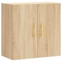 Engineered wood wall cabinet in Sonoma oak, 60x31x60 cm by vidaXL, Lockers and storage cabinets - Ref: Foro24-829951, Price: ...