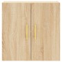 Engineered wood wall cabinet in Sonoma oak, 60x31x60 cm by vidaXL, Lockers and storage cabinets - Ref: Foro24-829951, Price: ...